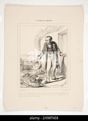 Adieu Paris! Künstler: Paul Gavarni, Französisch, 1804–1866 Stockfoto