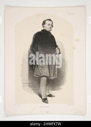 Henri Monnier. Künstler: Paul Gavarni, Französisch, 1804–1866 Stockfoto