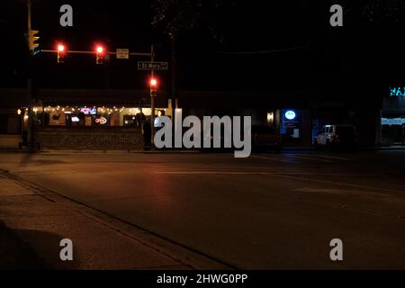 Cafe Cottage in Lafayette Louisiana Stockfoto