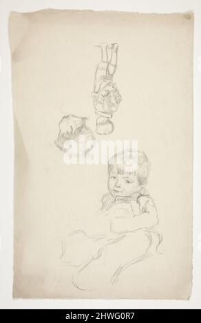 Skizzen von Kindern. Künstler: Edwin Austin Abbey, amerikanisch, 1852–1911, M.A. (HON.) 1897 Stockfoto