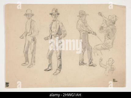 Studium eines Bauern. Künstler: Edwin Austin Abbey, amerikanisch, 1852–1911, M.A. (HON.) 1897 Stockfoto