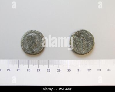 Dupondius von Severus Alexander, Kaiser von Rom aus Rom. Herrscher: Severus Alexander, Kaiser von Rom, 208–235 n. Chr., regiert 222–35 n. Chr. Münzstätte: Rom Künstler: Unbekannt Stockfoto