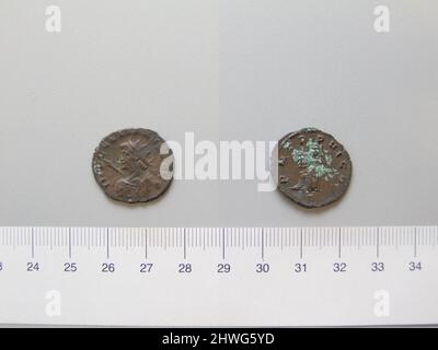 Antoninianus von Gallienus, Kaiser von Rom aus. Herrscher: Gallienus, Kaiser von Rom, ca. 218–268 n. Chr., regiert 253–68 Münzstätte: Rom Künstler: Unbekannt Stockfoto