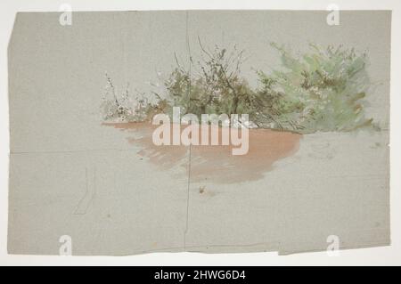 Landschaft mit Bäumen. Künstler: Edwin Austin Abbey, amerikanisch, 1852–1911, M.A. (HON.) 1897 Stockfoto