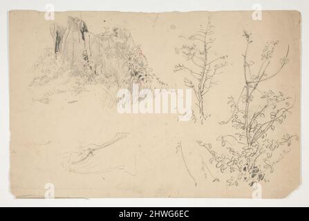 Skizzen von Bäumen. Künstler: Edwin Austin Abbey, amerikanisch, 1852–1911, M.A. (HON.) 1897 Stockfoto