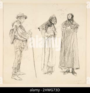 Dull, Sir Nathaniel, Holofernes, aus Akt IV, Szene ii, Love’s Labour’s Lost. Künstler: Edwin Austin Abbey, amerikanisch, 1852–1911, M.A. (HON.) 1897 Stockfoto