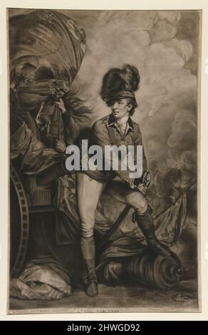 Lt. Col. Tarleton. Künstler: John Rubens Smith, Amerikaner, Geboren in England, 1775–1849After: Sir Joshua Reynolds, Brite, 1723–1792 Stockfoto