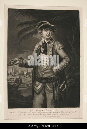 Oberst [Benedikt] Arnold. Graveur: Thomas Hart, London Stockfoto