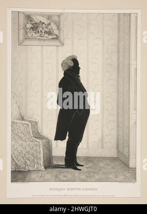 Richard Mentor Johnson. Künstler: Elijah C. Kellogg, amerikanisch, 1811–1881After: William Brown, amerikanisch, 1808–1882 Stockfoto