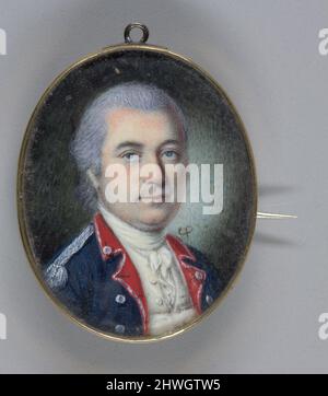 Amerikanischer Offizier. Künstler: Charles Willson Peale, Amerikaner, 1741–1827 Stockfoto