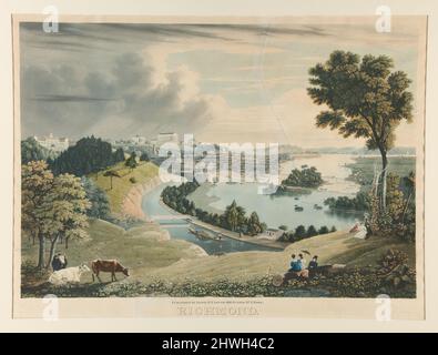 Blick auf Richmond. Künstler: William James Bennett, Amerikaner, 1787–1844 Stockfoto