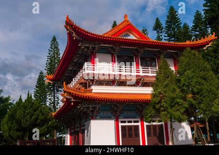 Syuentzang Tempel am Sun Moon See in nantou Taiwan Stockfoto