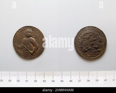 Medaille von Admiral Vernon. Honorand: Admiral Edward Vernon, Britisch, 1684–1757 Stockfoto