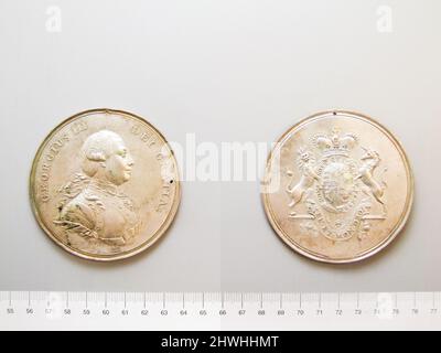 Medaille von George III. Künstler: Unbekannt Honorand: George III, König von Großbritannien, Brite, 1738–1820, regierte 1760–1820 Stockfoto