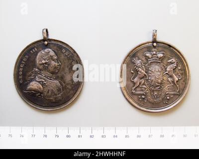 Medaille von George III. Künstler: Unbekannt Honorand: George III, König von Großbritannien, Brite, 1738–1820, regierte 1760–1820 Stockfoto