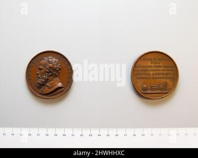 Medaille Galileo 1564-1642. Künstler: Unbekannt Stockfoto