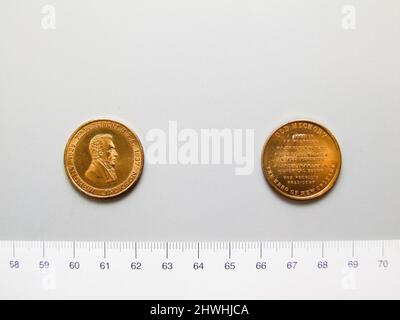 Medaille von Andrew Jackson. Thema: Andrew Jackson, Amerikaner, 1767–1845 Künstler: Unbekannt Stockfoto