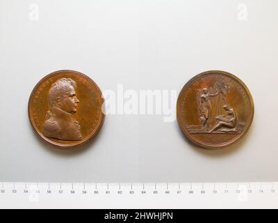 Medal Major General Peter B. Porter, Siege von Chippewa, Niagara und Erie. Künstler: Moritz Furst, Ungarisch, 1782–1840Honorand: Peter Buell Porter, Amerikaner, 1773–1844 Stockfoto