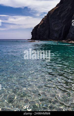 Playa de los muertos, Cabo de Gata, Almería, Spanien Stockfoto