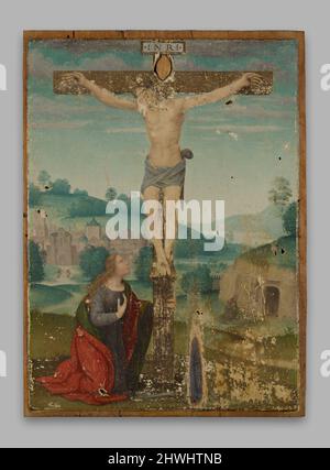 Christus am Kreuz. Künstler, Workshop von: Lorenzo di Credi, Italienisch, Florenz, 1457/59–1537 Stockfoto