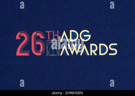 Los Angeles, Kalifornien. 5. März 2022. Atmosphäre bei der Ankunft für die Annual Art Directors Guild (ADG) Excellence in Production Design Awards 26., InterContinental Los Angeles Downtown, Los Angeles, CA, 5. März 2022. Kredit: Priscilla Grant/Everett Collection/Alamy Live Nachrichten Stockfoto