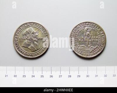 Medaille von Jan Hus. Thema: Jan Hus, Tschechisch, 1369–1415 Künstler: Unbekannt Stockfoto