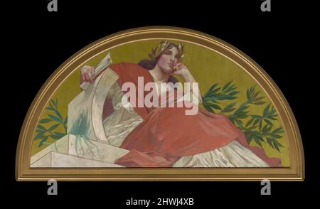 Muse der Tragödie. Künstler: Henry Siddons Mowbray, Amerikaner, geb. Ägypten, 1858–1928 Stockfoto