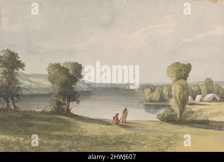 Lightning Lake. Künstler: John Mix Stanley, Amerikaner, 1814–1872 Stockfoto