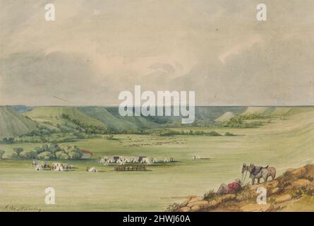 Sheyenne River. Künstler: John Mix Stanley, Amerikaner, 1814–1872 Stockfoto