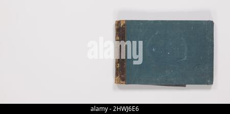 Skizzenbuch (37 Blätter, grüner Pappeinband). Künstler: Edwin Austin Abbey, amerikanisch, 1852–1911, M.A. (HON.) 1897 Stockfoto