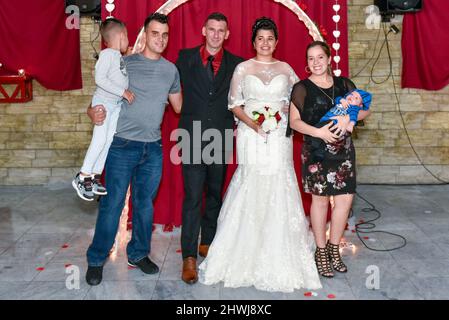 Eine echte kubanische Hochzeit, 2021 Stockfoto