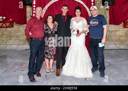 Eine echte kubanische Hochzeit, 2021 Stockfoto