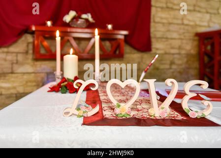 Eine echte kubanische Hochzeit, 2021 Stockfoto