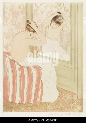 Das Coiffure. Künstler: Mary Cassatt, Amerikanerin, 1844–1926 Stockfoto