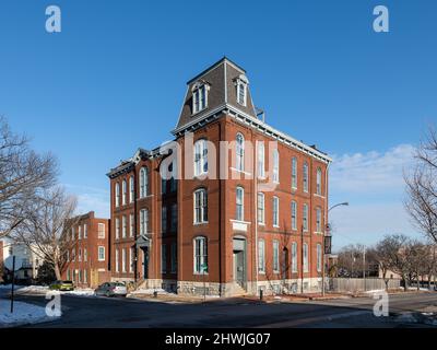 St. John Nepomuk Kirchengebäude Stockfoto