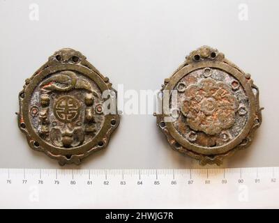 Bronze-Charme aus der Joseon-Dynastie. Mint: Hanyang (Seoul) Künstler: Unbekannt Stockfoto
