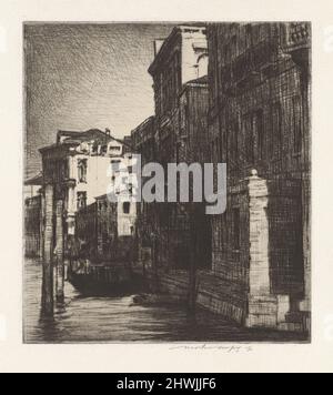 Am Späten Nachmittag, Venedig. Künstler: Mortimer Menpes, Britisch, 1855–1938 Stockfoto