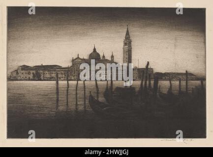 San Giorgio Maggiore. Künstler: Mortimer Menpes, Britisch, 1855–1938 Stockfoto