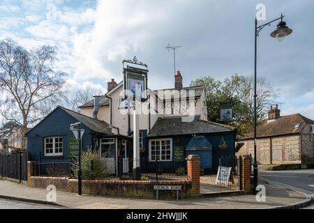 Das Bounty Inn in Basingstoke wurde 1831 für die Drover und Händler vom Fairfield Market, Hampshire, England, Großbritannien, erbaut Stockfoto