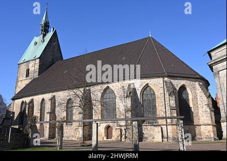 St. Martini Kirche in Stadthagen Stockfoto