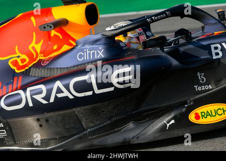 Circuit de Barcelona-Catalunya, Montmelo, Spanien, 23,2.2022, Motorsport: Formel 1 Saison 2022, Vorsaison-Tests - Max Verstappen (NED), Red Bull Racing RB16B Stockfoto