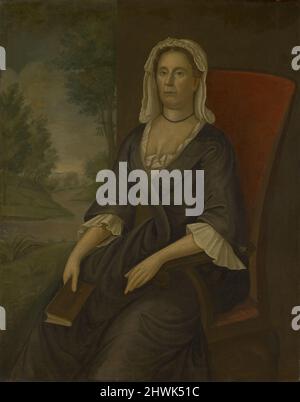 Hannah Gookin Kent (1691–1758). Künstler: Joseph Badger, Amerikaner, 1708–1765 Stockfoto