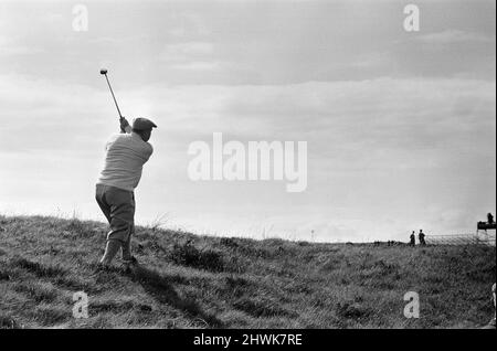 British Open 1973. Troon Golf Club in Troon, Schottland, vom 11.. Bis 14.. Juli 1973. Abgebildet, Gene Sarazen. Stockfoto