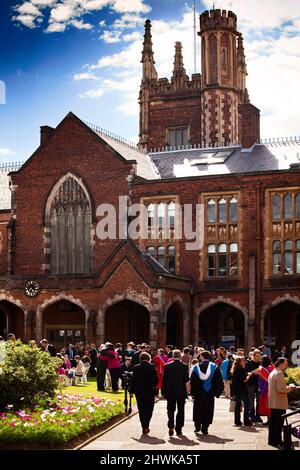 Queens University in Belfast Promotionen. Stockfoto