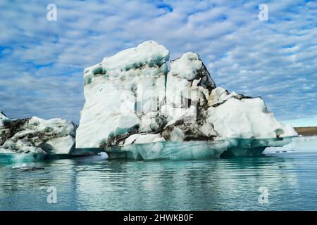 Jökulsárlón, Gletschersee, Island Stockfoto