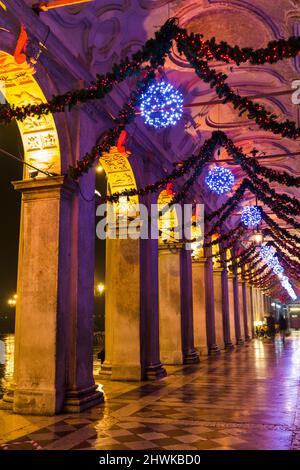 Venedig zu Weihnachten Stockfoto