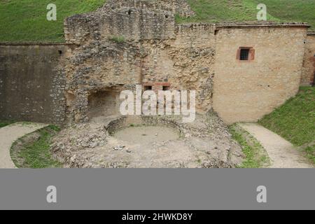 Historische Festung in Rüsselsheim am Rhein, Hessen, Deutschland Stockfoto