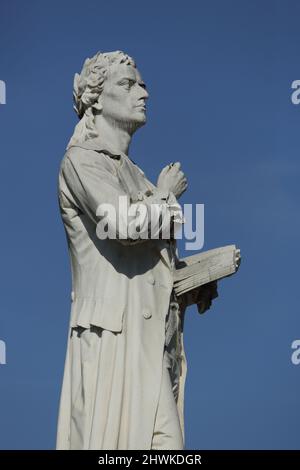 Denkmal für Johann Christoph Friedrich von Schiller 1759-1805, in Wiesbaden, Hessen, Deutschland Stockfoto