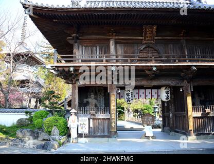 JAPAN.Pilgerfahrt auf dem Weg zu den 88 Tempeln in Shikoku Stockfoto