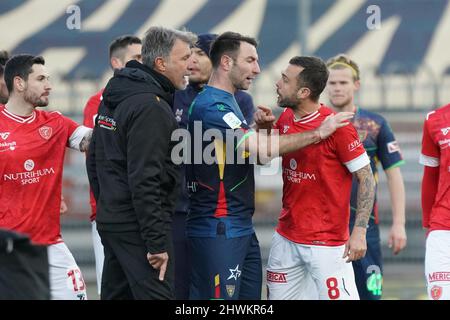 Perugia, Italien. 06. Mär, 2022. baroni marco (Trainer uns lecce) während AC Perugia vs US Lecce, Italienisches Fußballspiel der Serie B in Perugia, Italien, 06 2022. März Quelle: Independent Photo Agency/Alamy Live News Stockfoto